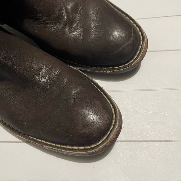 Cole Haan Brown Leather Pull On Classic Chelsea Boots Kens Size 10.5 - Picture 2 of 11